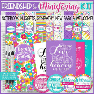 Friendship & MINISTERING Kit {Charity Never Faileth} PRINTABLE