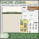 PRINT & SHIP: OCTOBER 2026 General Conference JOURNAL (pinstripe cover)