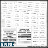 MORSE CODE BRACELET Printable Bundle {2026 GRADUATION & Numbers} + Editable Bracelet Card