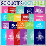 General Conference Quotes {OCT 2023} FREEBIE