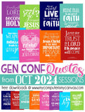 General Conference Quotes {OCT 2024} FREEBIE