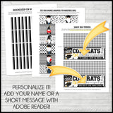 Gnome MINIATURE BAR WRAPS {2023 GRADUATION} PRINTABLE