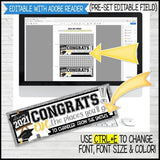 Gnome MINIATURE BAR WRAPS {Snack Baggie: 2021 GRAD} PRINTABLE