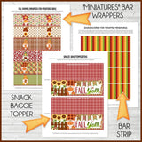 Gnome MINIATURE BAR WRAPS {Snack Baggie: FALL} PRINTABLE