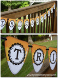 Halloween Trick or Treat Banner PRINTABLE {Clearance}-My Computer is My Canvas