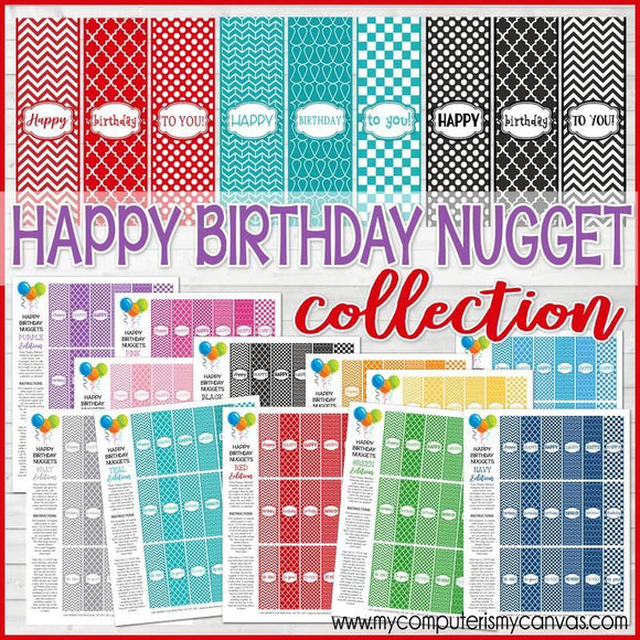 Happy Birthday Nugget Collection {Discounted Bundle}-My Computer is My Canvas