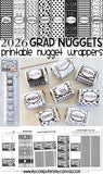 2026 Graduation BUNDLE (Nugget, Subway Art, Gift Basket & GNOMES) PRINTABLE