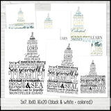 Temple Subway Art {Montpelier Idaho} PRINTABLE