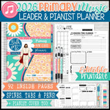 2026 Primary MUSIC LEADER Planner {EDITABLE} PRINTABLE