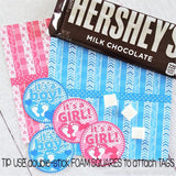 It's a Girl & It's a Boy Candy Bar Wrapper PRINTABLE-My Computer is My Canvas