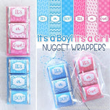 It's a Girl & It's a Boy Nugget Wrappers PRINTABLE-My Computer is My Canvas