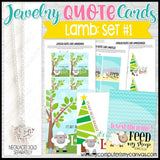 Jewelry QUOTE Cards {LAMB: Bundle} PRINTABLE