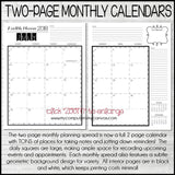 July 2018 to June 2019 PRINTABLE Planner Kit {Blue Floral Cover}-My Computer is My Canvas