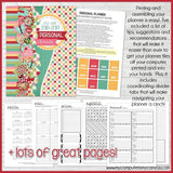 July 2018 to June 2019 PRINTABLE Planner Kit {LadyBug Cover}-My Computer is My Canvas