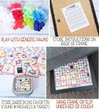 LINE 'Em UP! {BIBLE Stories} PRINTABLE Game-My Computer is My Canvas