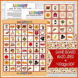 LINE 'Em UP! {HARVEST/Thanksgiving} PRINTABLE Game-My Computer is My Canvas