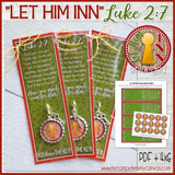 Let Him INN {Bottle Cap} Nativity PRINTABLE-My Computer is My Canvas