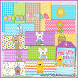 MINIATURE BAR WRAPS {Easter Scene} PRINTABLE-My Computer is My Canvas