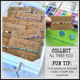 MORSE CODE BRACELET Printable {WORD of the YEAR} & DIY Sheets