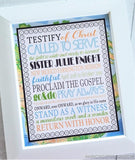 Missionary Countdown {SUBWAY Style} Personalized PRINTABLE-My Computer is My Canvas