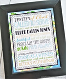 Missionary Countdown {SUBWAY Style} Personalized PRINTABLE-My Computer is My Canvas