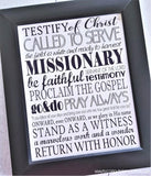 Missionary Subway Art PRINTABLE-My Computer is My Canvas