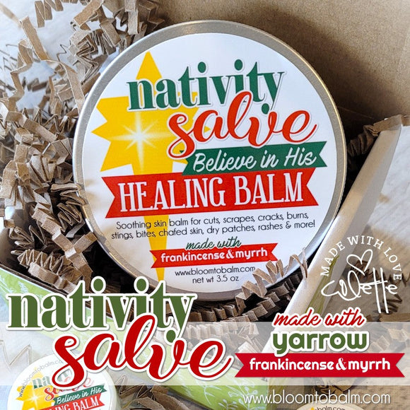 NATIVITY Salve {with GIFT TAG/Info CARD}