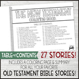 NEW TESTAMENT Scripture Stories Coloring Book {PRINTABLE}