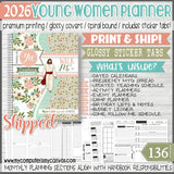 PRINT & SHIP: 2026 Young Women PRESIDENCY PLANNER