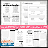 2026 Primary MUSIC LEADER Planner {EDITABLE} PRINTABLE