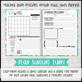 PRINT & SHIP: 2026 Primary Music Leader Planner