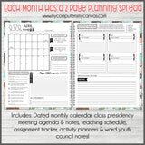 PRINT & SHIP: 2025 YW CLASS Presidency Planner (BUNDLE OF 4)