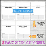 PRINT & SHIP: Food Storage Recipe Notebook