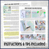 PURPLE BLOOM Color Pack {Alternate Covers/Accessories for Planners/Journals} PRINTABLE