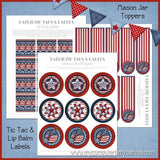Patriotic Favors & Tags PRINTABLE {Clearance}-My Computer is My Canvas