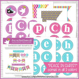 Peace in Christ Banner Kit {2018 YW Theme} PRINTABLE-My Computer is My Canvas