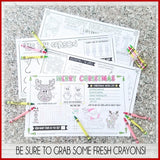 Placemat Activity Sheets {CHRISTMAS} PRINTABLE