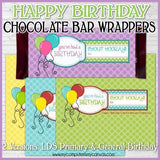 Primary Candy Bar Wrappers {Happy Birthday} PRINTABLE-My Computer is My Canvas