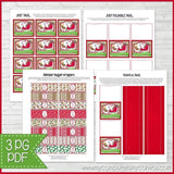 Reindeer NAMES Nugget Wrappers PRINTABLE-My Computer is My Canvas