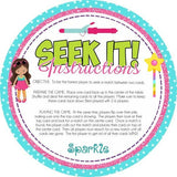 SEEK IT! {Just for Girls} PRINTABLE Matching Game-My Computer is My Canvas