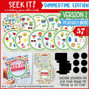 SEEK IT! SUMMERTIME Edition {VERSION 2} PRINTABLE