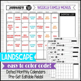 SPECIAL CHECKOUT OFFER: EDITABLE 2023 Monthly Calendars {PORTRAIT & LANDSCAPE} 8.5x11 PRINTABLE