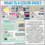 SUN&BLOOM Color Pack {Alternate Covers/Accessories for Planners/Journals} PRINTABLE-My Computer is My Canvas