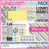 SUN&BLOOM Color Pack {Alternate Covers/Accessories for Planners/Journals} PRINTABLE-My Computer is My Canvas