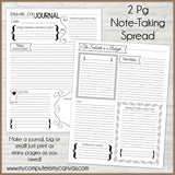 Sabbath Day Journal {FULL SIZE} PRINTABLE-My Computer is My Canvas