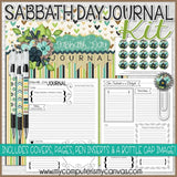 Sabbath Day Journal {FULL SIZE} PRINTABLE-My Computer is My Canvas