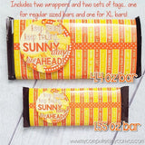 Scatter Sunshine Chocolate Bar Wrapper PRINTABLE-My Computer is My Canvas