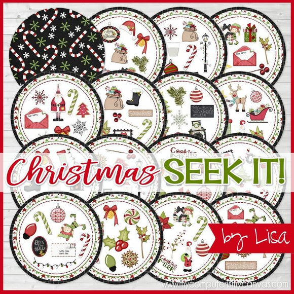 Seek IT! {Christmas Edition} PRINTABLE Matching Game-My Computer is My Canvas