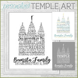 Temple Subway Art {Personalized} PRINTABLE-My Computer is My Canvas