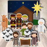 The Birth of Jesus Christ Story Board & Activity Kit {PRINTABLE}